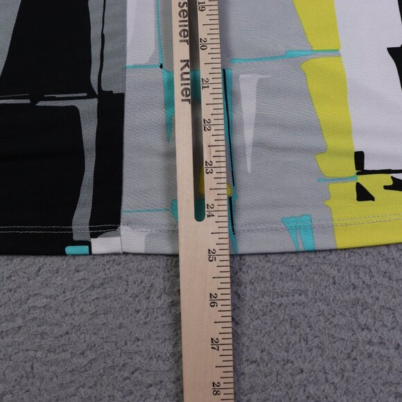 Jamie Sadock Top Womens M Sleeveless Abstract Colorful Tennis Golf Performance - Picture 11 of 12